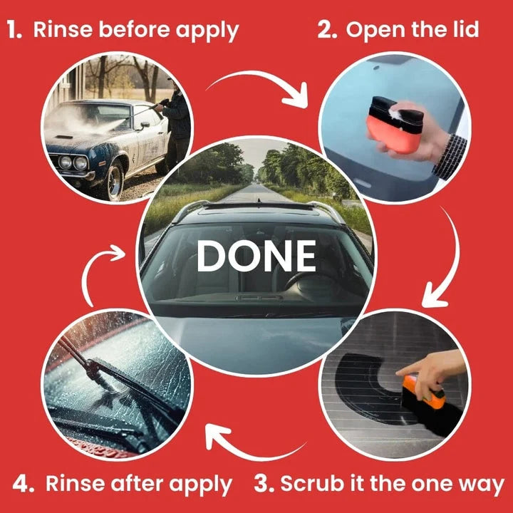 Instant Clear Car Glass Cleaner (Buy 1 Get 1 FREE )